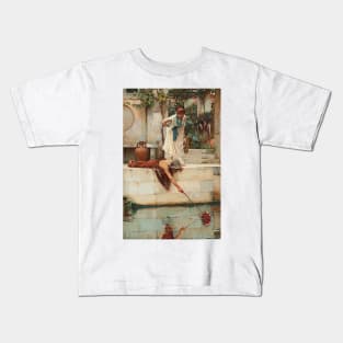 The Rescue by John William Waterhouse Kids T-Shirt